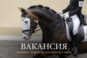 ВАКАНСИЯ КОНОВОД-БЕРЕЙТОР 